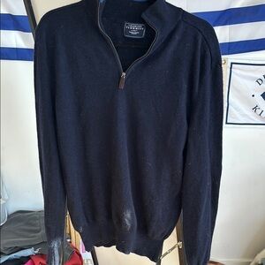 Charles Tyrwhitt Blue Zip Up Sweater